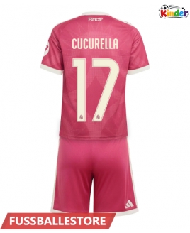 Günstige Real Madrid Marc Cucurella #17 3rd trikot Kinder 2026-27 Kurzarm (+ Kurze Hosen)